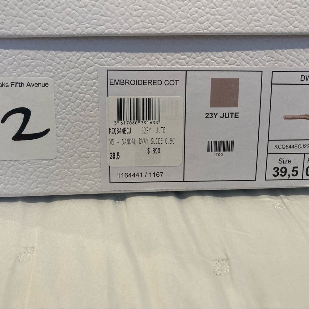 Dior sandals. Brand new with box and dust covers.